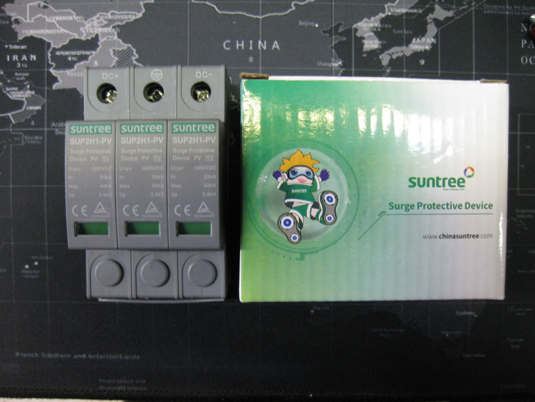 سرج ارستر 1000 ولت سه پل DC فتولتائیک Suntree