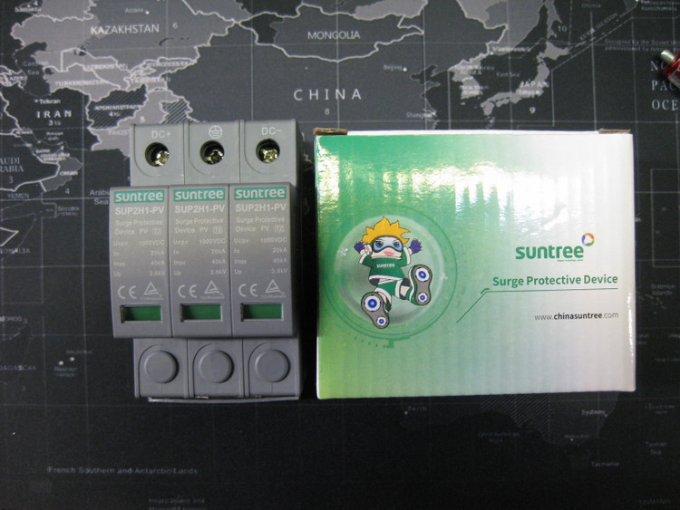 سرج ارستر 1000 ولت سه پل DC فتولتائیک Suntree